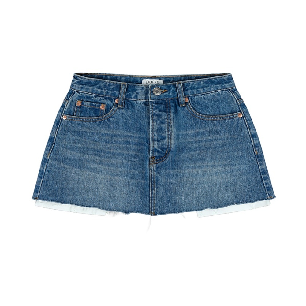 Parke Denim Mini Skirt